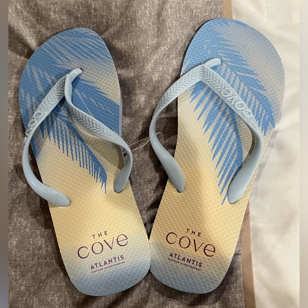 Men’s size 11 flip flops.